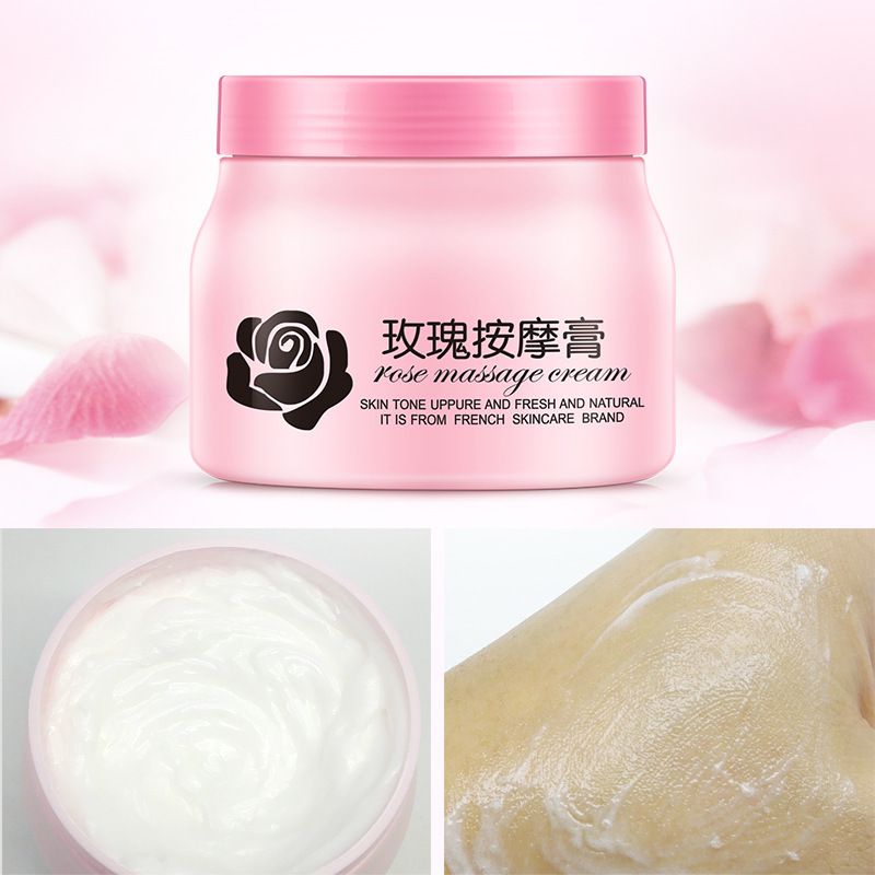Poquanya Massage Cream Rose Nourishing Skin Cream Moisturizing cream beauty parlour massage cream details Picture
