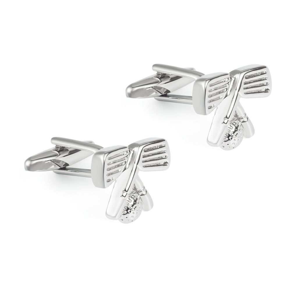 Custom-made high-end and fashionable French shirt cufflinks with popular golf metal cufflinks across Europe and America Specification image