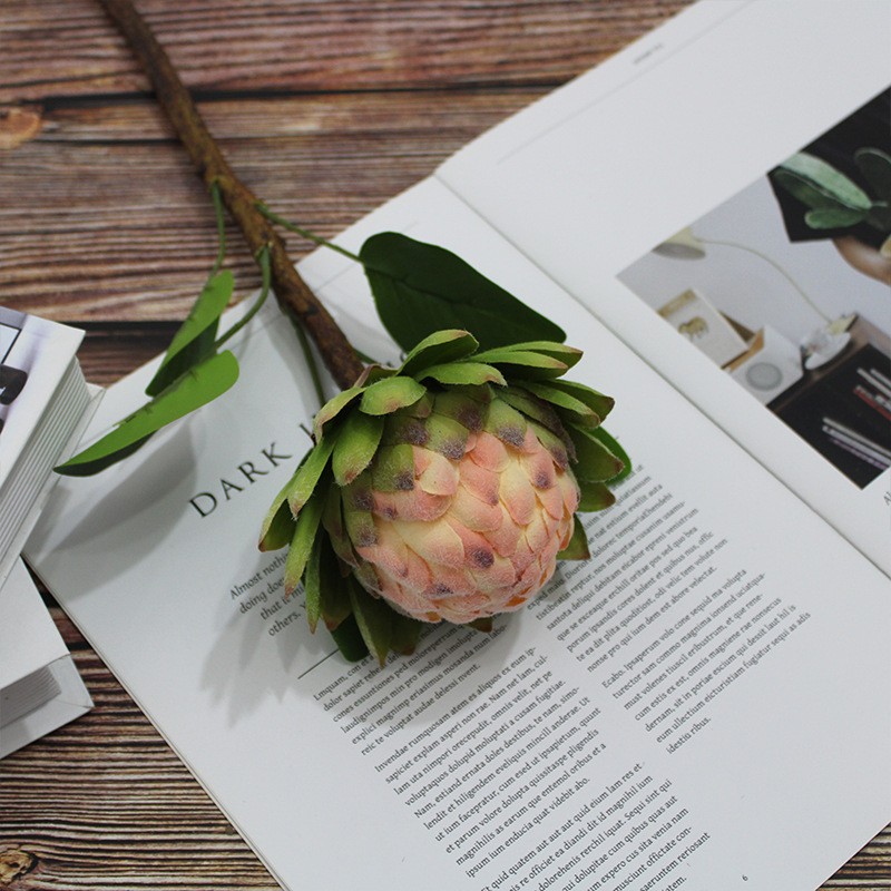 Artificial flowers, sugar apples, emperor flowers, silk flowers, home soft furnishings, table ornaments, floral art, Buddha heads, artificial flowers, interior decoration flowers in shops detail image 11
