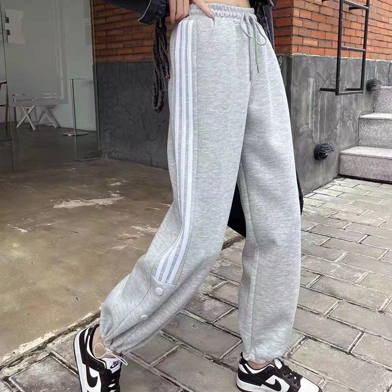 Otoño hollow straight casual pantalón de guardia deportivo multiplo versión coreana Specification image