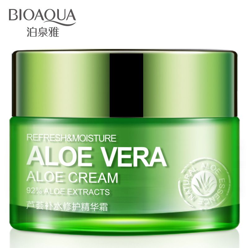 Poquanya Aloe Moisturizing Essence 92% moisturizing mild nourishing face cream