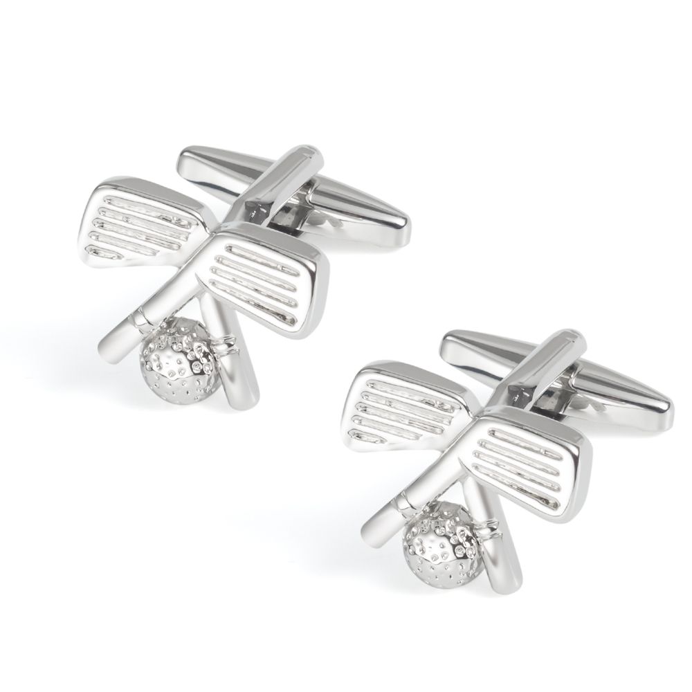 Custom-made high-end and fashionable French shirt cufflinks with popular golf metal cufflinks across Europe and America