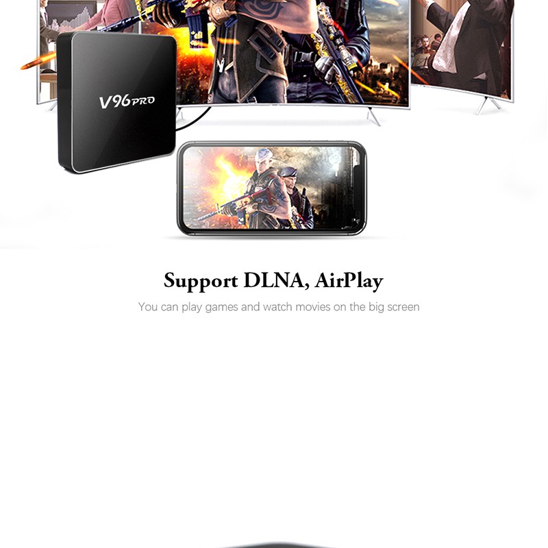 V96 PRO 网络机顶盒 4k wifi 2.4G 出口外贸 中东/非洲/南美详情图9