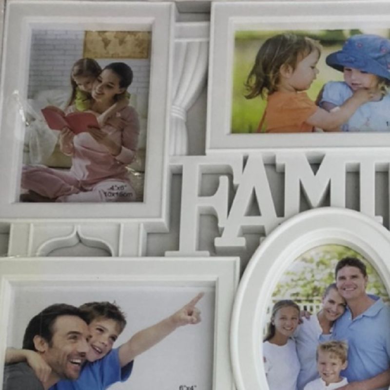  家居家庭门店装饰欧式简约塑料多孔组合挂墙相框10产品图