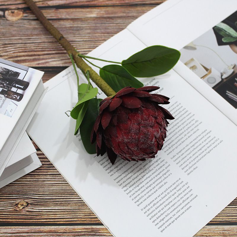 Artificial flowers, sugar apples, emperor flowers, silk flowers, home soft furnishings, table ornaments, floral art, Buddha heads, artificial flowers, interior decoration flowers in shops Item Picture