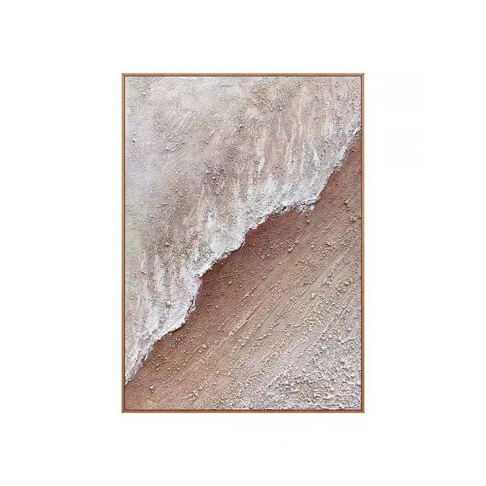 原创油画纯手绘潮汐侘寂风玄关装饰画现代简约抽象走廊背景墙挂画详情4