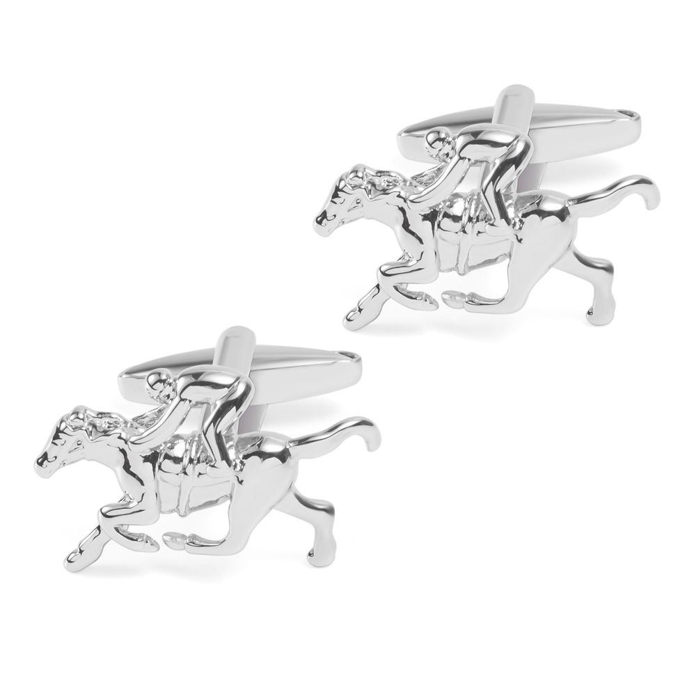 Custom-made high-end and fashionable French shirt cufflinks featuring popular horse racing metal from Europe and America details Picture