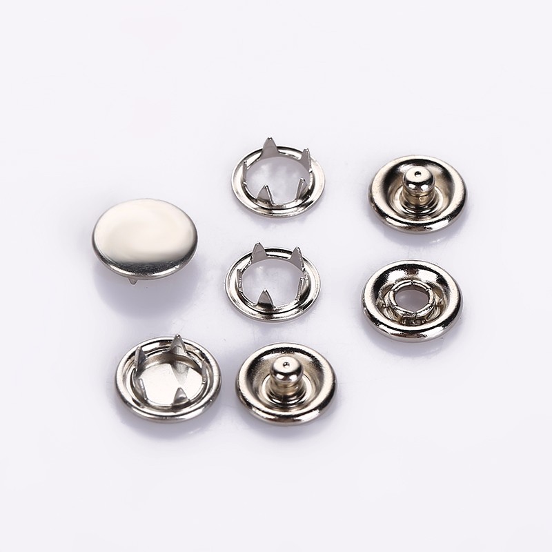 9.5白叻优质全铜带面五爪扣婴儿爬爬衣专用童装钮扣详情1