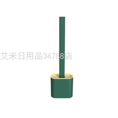 厕所套装无死角挂墙式家用免打孔壁挂式置物架创意硅胶马桶刷子产品图
