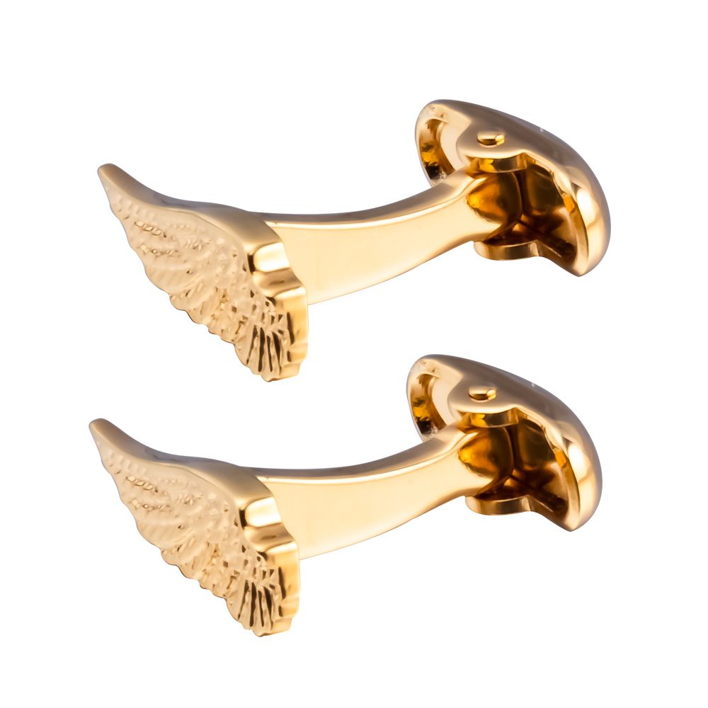 Cross-border foreign trade Amazon European and American wing-shaped men's shirt cufflinks, fashionable cufflinks custom wholesale details Picture