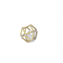 Aotong Accessories sh01283 Hexahedral birdcage Necklace Earrings Accessories 1