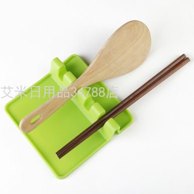 Silicone spoon mat Silicone spoon rack shelf shelf spoon tray Silicone spoon mat spatula mat placemat