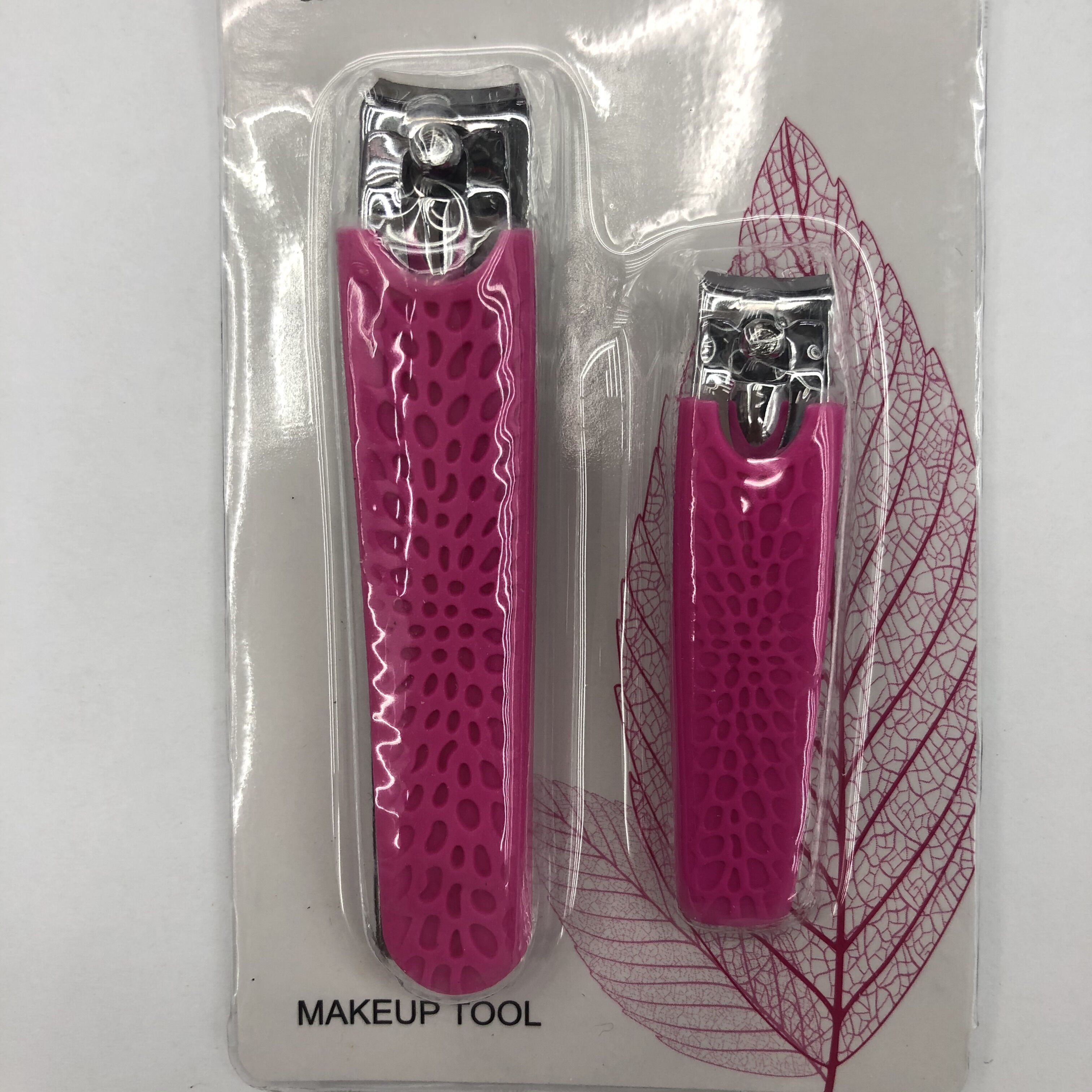 Two sets of combined nail clippers and nail trimming kits