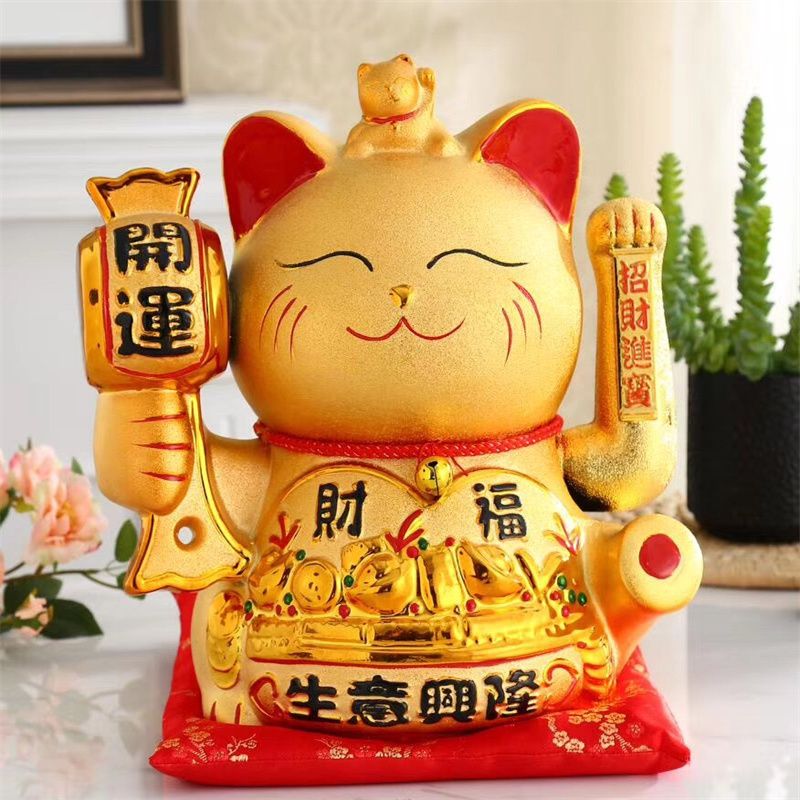 Nantai golden open swing cat opening gift furniture living room