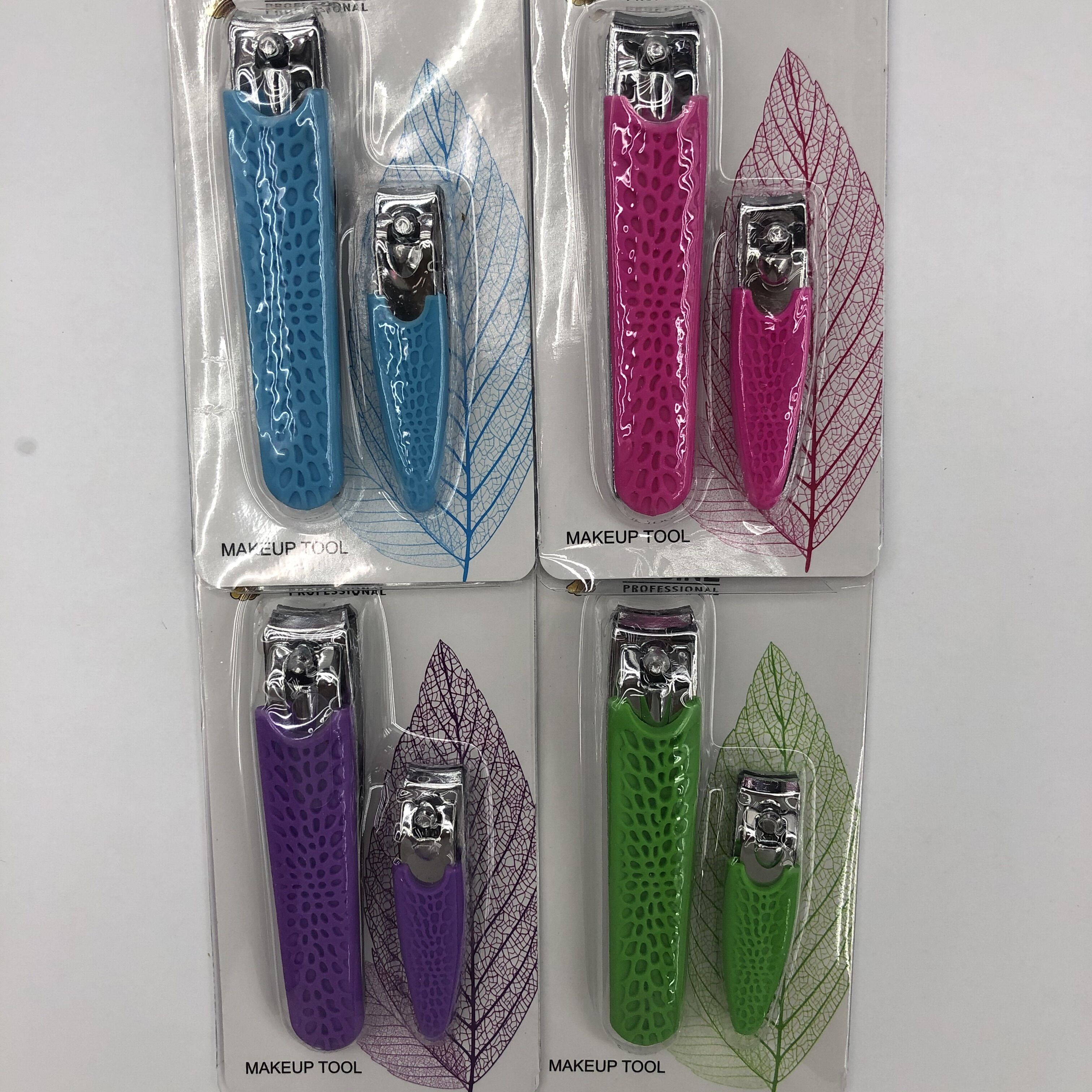A set of two nail clippers, one large and one small, for nail trimming Item Picture