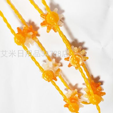 塑料按摩器双色拉背滚轮背部按摩器手动拉背拉轮产品图