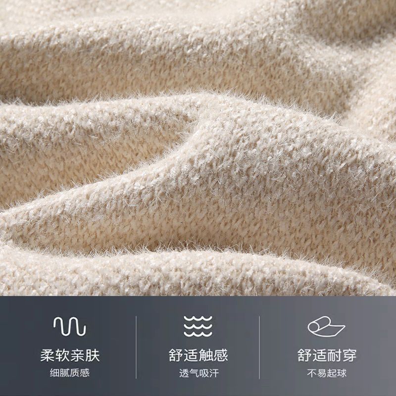 毛衣男圆领纯色春秋款内搭打底衫 秋冬季潮流毛线衣毛衫秋季针织衫182产品图