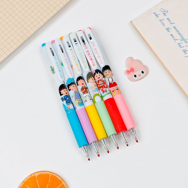 Cute super cute clip pen Press Black Neutral pen Quick drying pen Student pen Instagram Celebrity Pen High appearance level pen