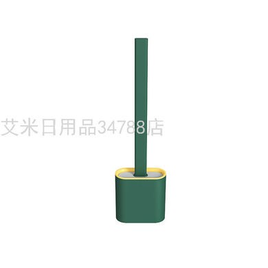 厕所套装无死角挂墙式家用免打孔壁挂式置物架创意硅胶马桶刷子详情图1