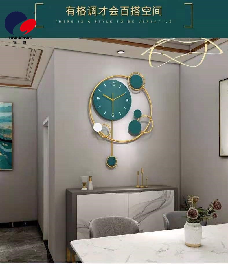 装饰钟表客厅北欧轻奢现代简约个性创意艺术时尚家用时钟挂墙详情5
