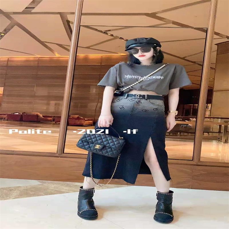 Chiffon Printing New Medium Long Loose Slim Slim Meteor Women's Fashion Casual V-Neck Women's Dress 110