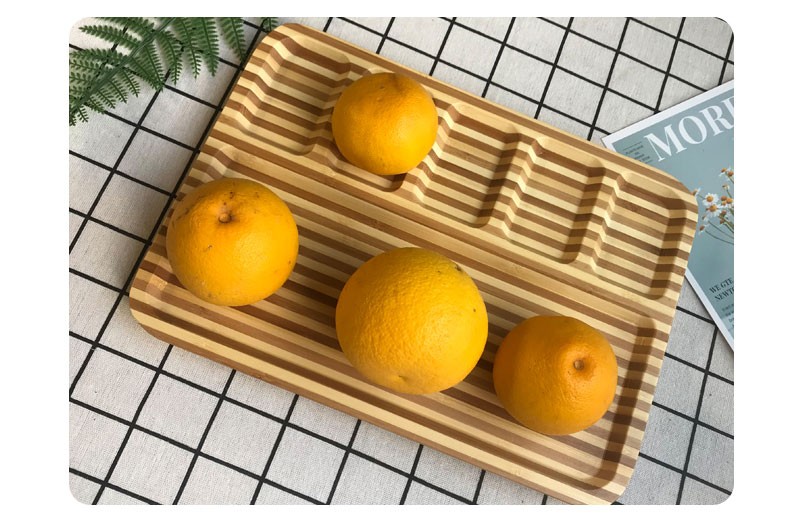 日式竹制茶盘分格桌面果盘整理收纳托盘楠竹环保餐盘详情图7