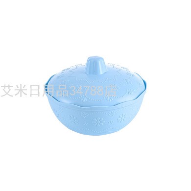 圆形糖果盅糖果罐最小号食品收纳带盖零食储物罐071-1详情图2