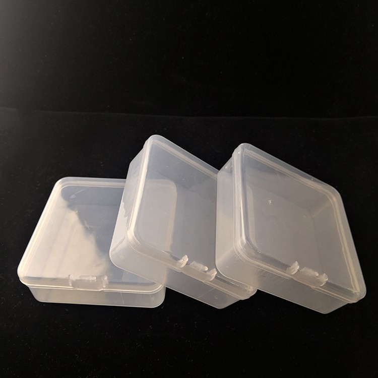 塑料盒透明收纳方型72mm高透回形针珠子平底圆形义乌小商品pp盒70763详情图3