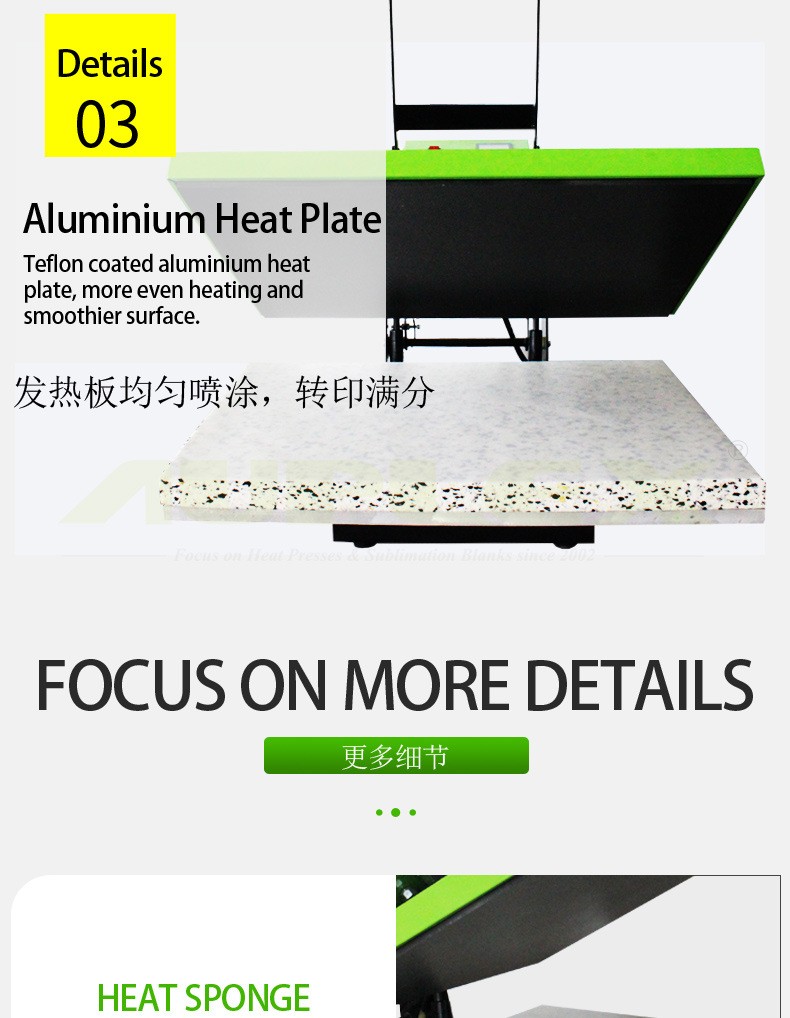 Mouse pad heat transfer machine AP1913 T-shirt and jeans printing machine pant leg heat transfer machine Banner heat transfer machine detail image 6