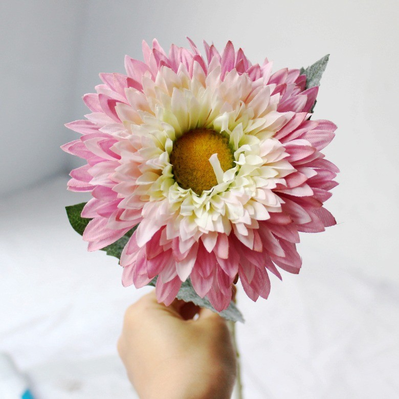 Wholesale of multi-layered sunflowers, Teddy double-petal sunflowers, artificial silk flowers, cross-border supply manufacturer detail image 9