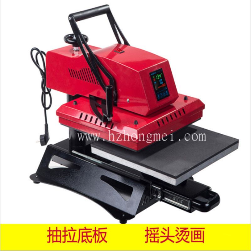 HP3805 Manual Korean-style oscillating heat transfer machine, 40*50cm oscillating heat transfer machine, high-pressure heat transfer machine, T-shirt heat press details Picture