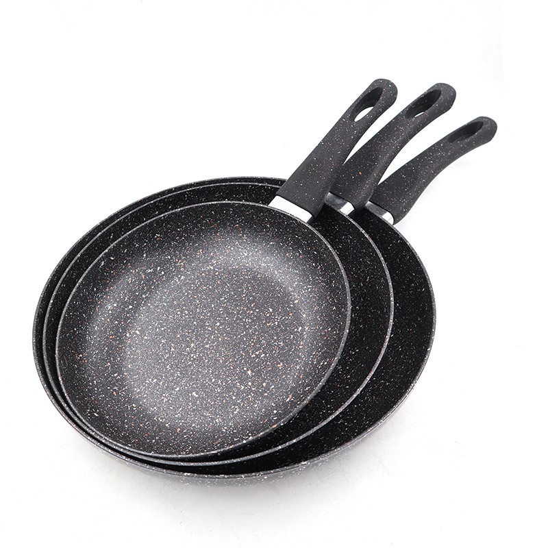 Master Star 20/24/28cm Fry Pan Set Black Frying Pan详情图3