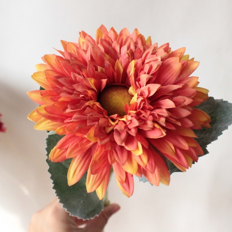 Wholesale of multi-layered sunflowers, Teddy double-petal sunflowers, artificial silk flowers, cross-border supply manufacturer detail image 10