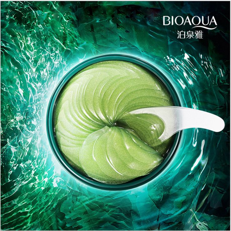 Boquan Ya Green Tourmaline Elastic and Moisturizing Eye Mask Hydrating and Moisturizing Eye Patch to reduce dark circles and relieve fine lines