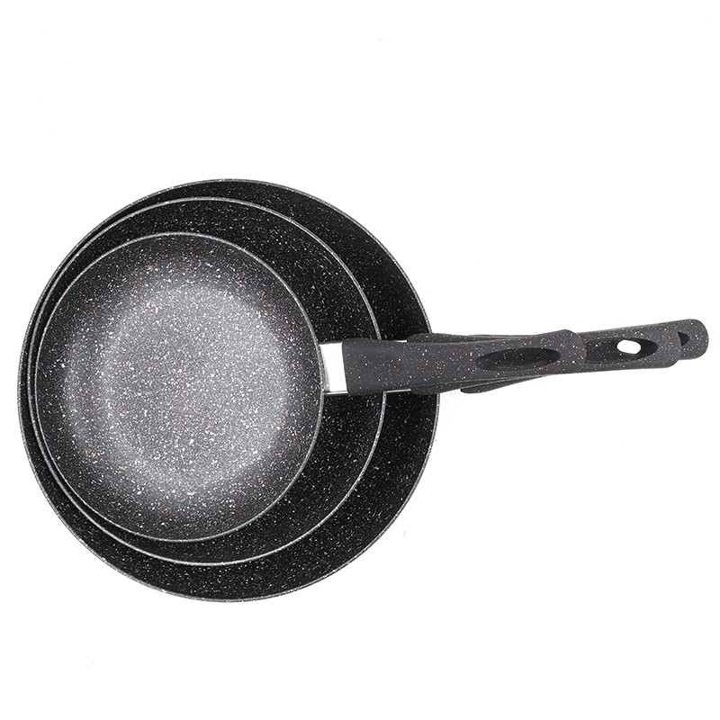 Master Star 20/24/28cm Fry Pan Set Black Frying Pan详情图2