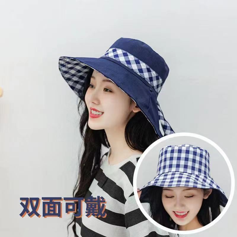 渔夫帽女韩版潮秋冬网红款防紫外线时尚百搭日系遮阳防晒太阳帽子33