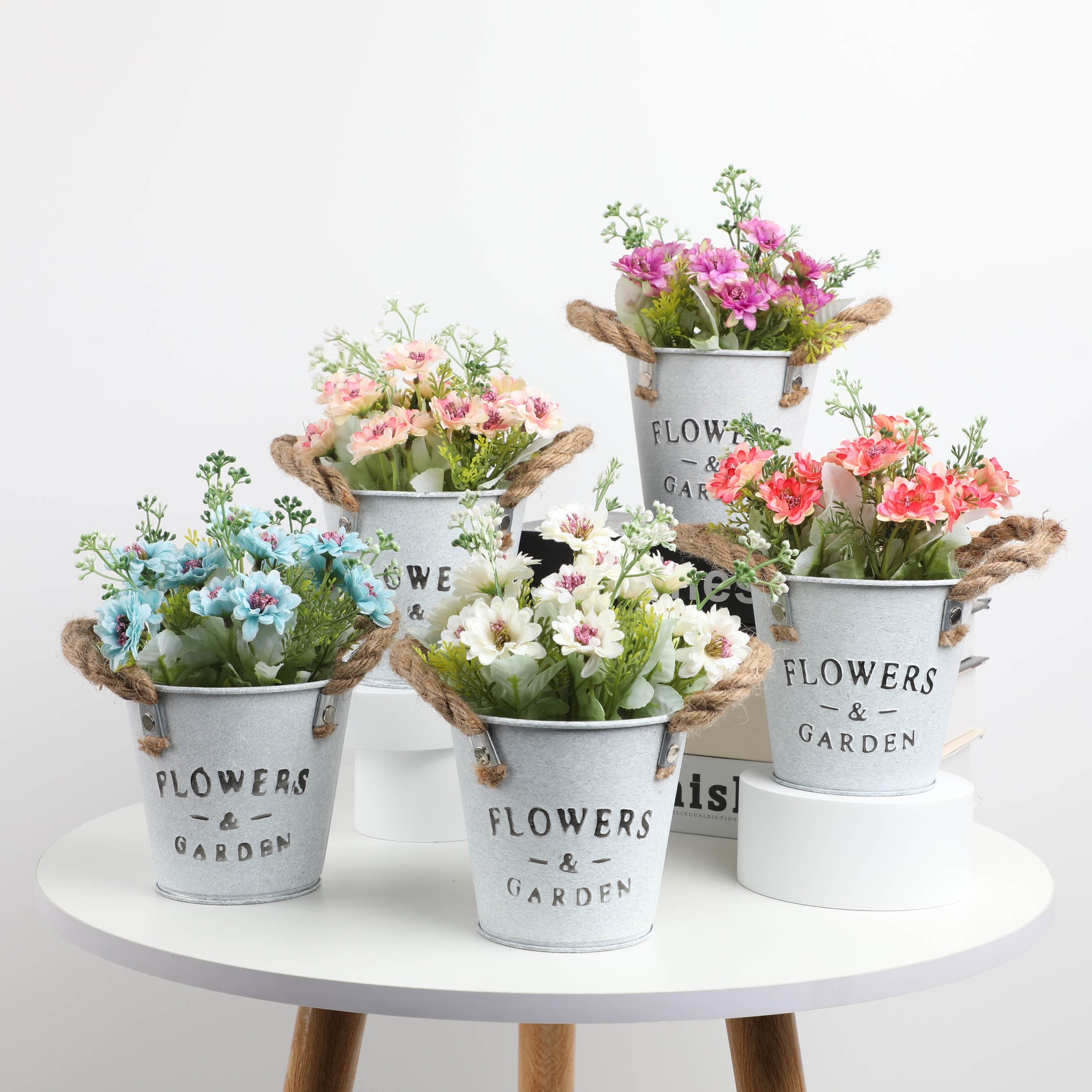 New trends and quality products across the web: Artificial potted plants, Nordic style, Amazon Home desktop decorations, artificial flowers, plant bonsai, indoor flower potted plant decoration detail image 6
