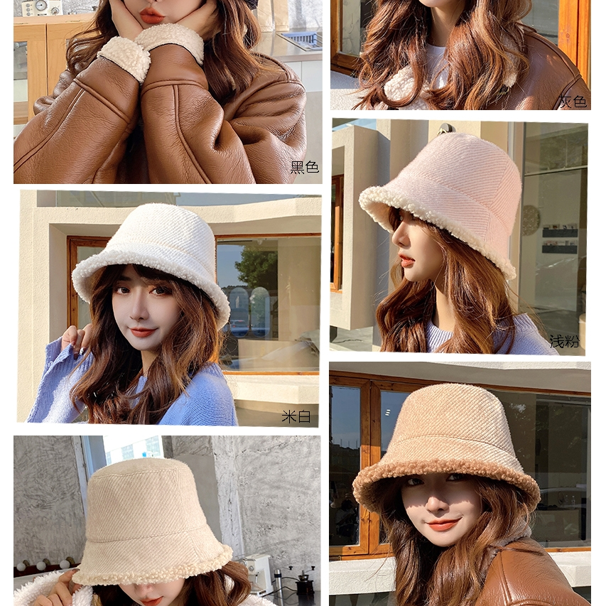 Gold fisherman's hat with twill full figure