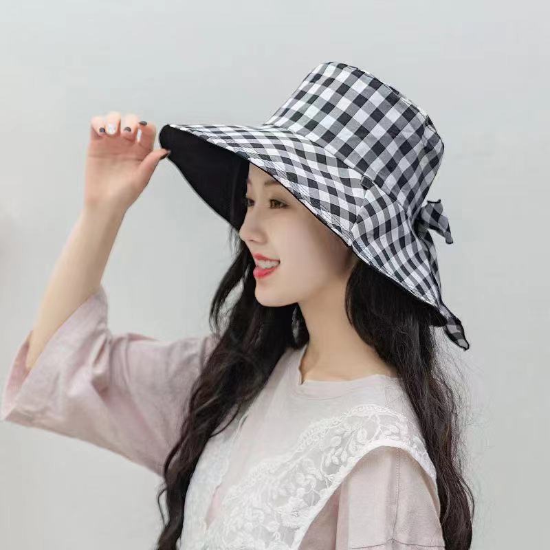 渔夫帽女韩版潮秋冬网红款防紫外线时尚百搭日系遮阳防晒太阳帽子31