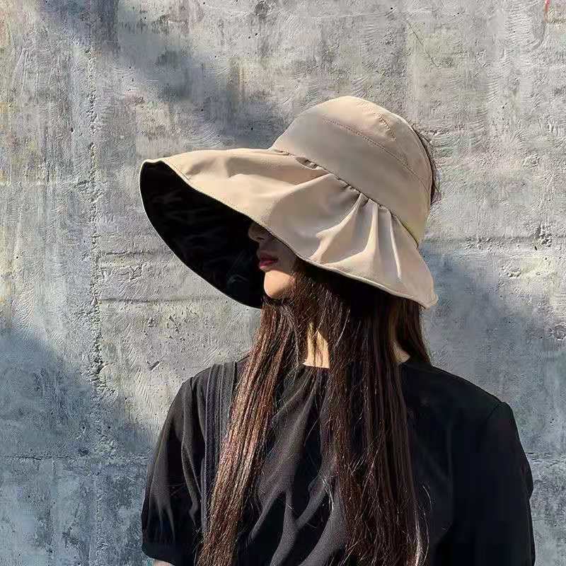 渔夫帽女韩版潮秋冬网红款防紫外线时尚百搭日系遮阳防晒太阳帽子7