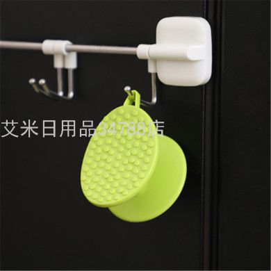 新款土豆削皮器 厨房蔬果清洁去皮器 蔬果清洗软胶刷白底实物图