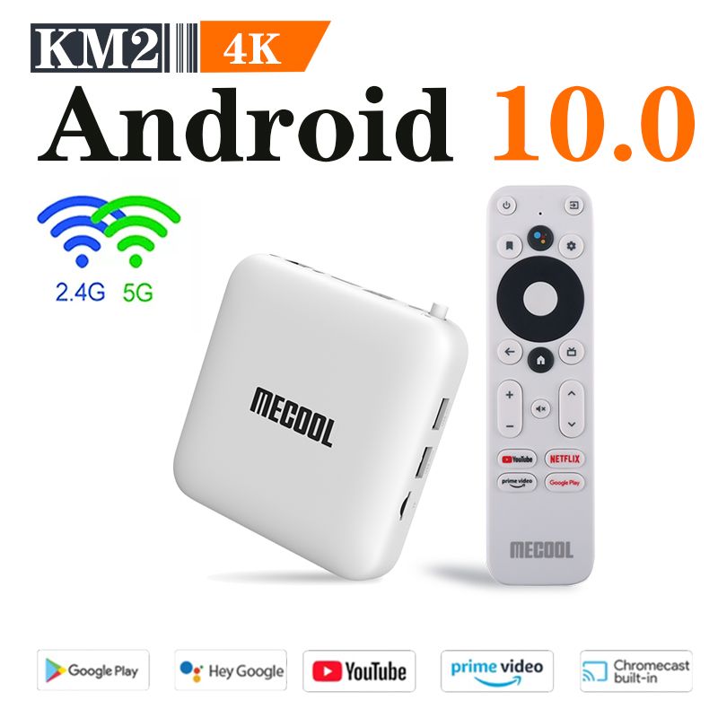 KM2 TV set top box Android 10.0 Amlogic S905X2 2GB/8GB tv box