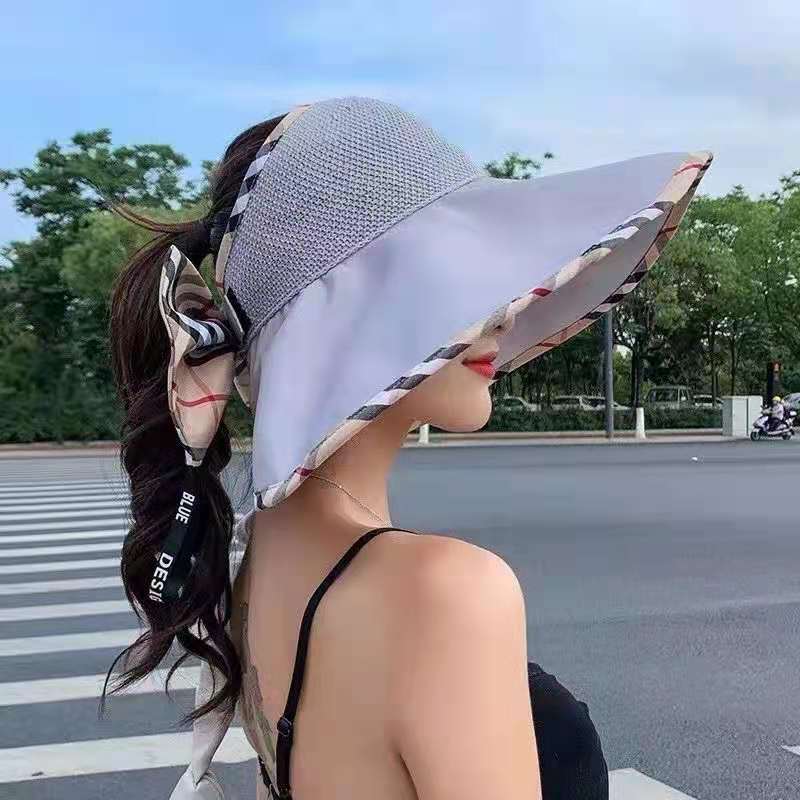 渔夫帽女韩版潮秋冬网红款防紫外线时尚百搭日系遮阳防晒太阳帽子3