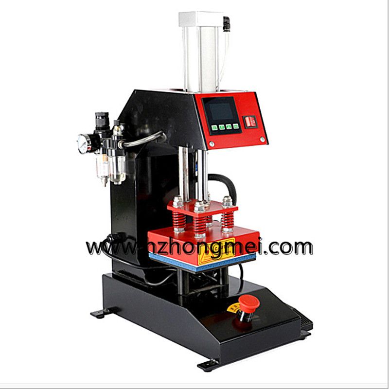 CE-30 pneumatic hot stamping machine, 15x15 pneumatic hot stamping machine, heat transfer and pressure hot stamping machine, water-washed clothing label hot stamping machine