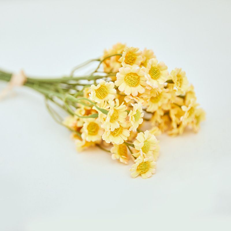 Wholesale of simulated chamomile bouquets, garden daisies, artificial flowers for dining tables, and fresh African daisies for soft furnishings Specification image