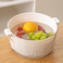 Y24-6235创意厨房沥水洗菜篮家用双层洗菜盆水果蔬菜清洗沥水篮图