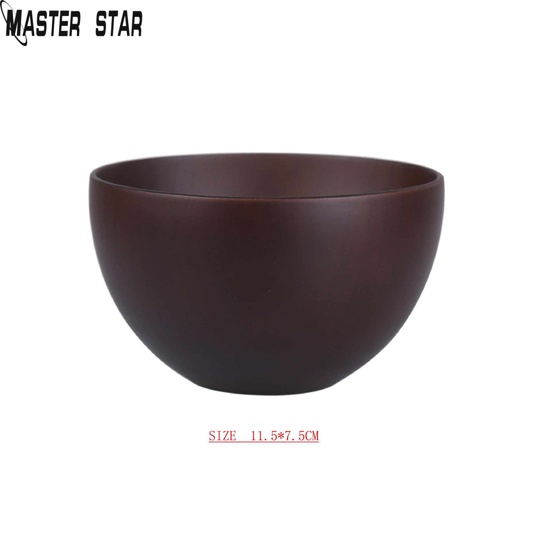 Wood Leaf Soup Bowl
