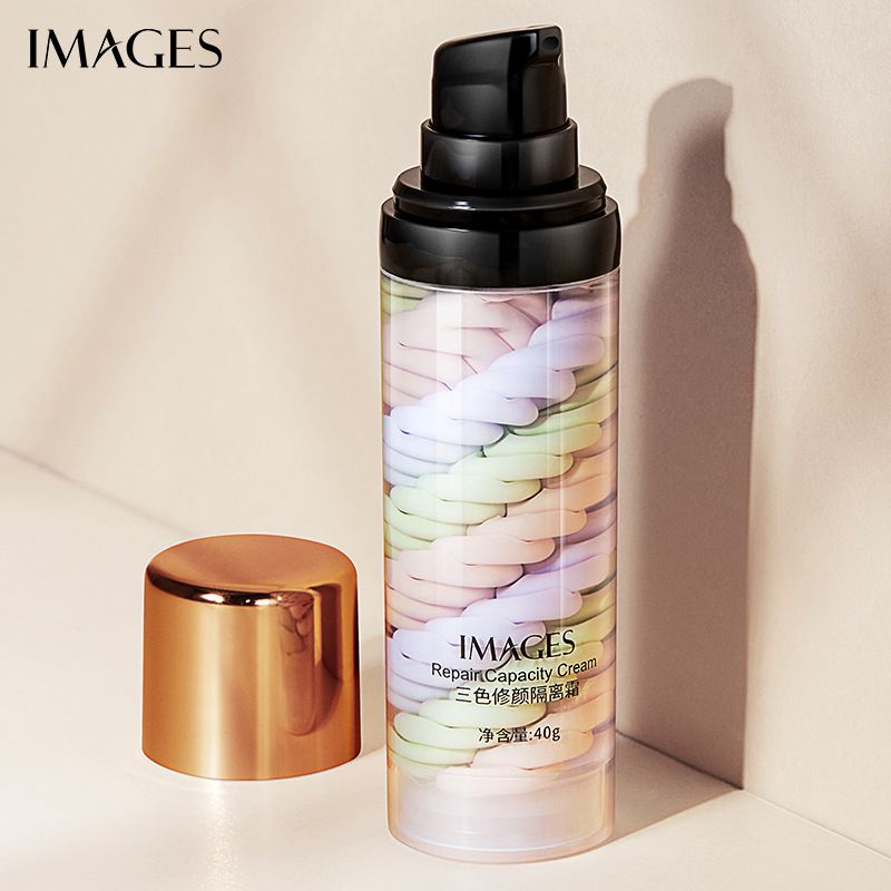 Image beauty tricolor Bird excrement Whitening and isolation cream brightens skin, freshens skin and moisturizes skin