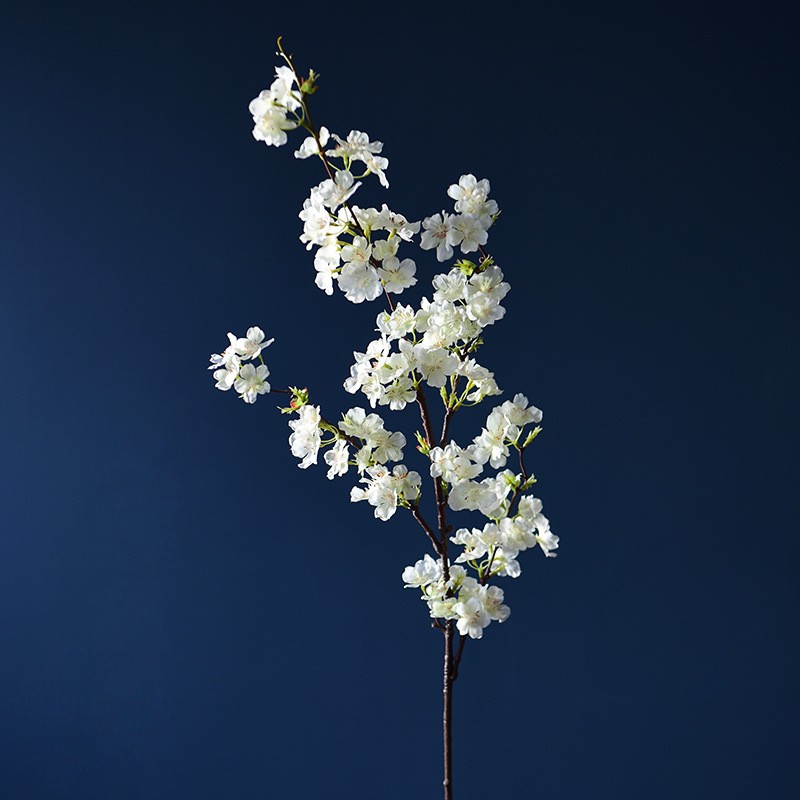 The manufacturer simulates 4-pronged cherry blossom branches, long branches, artificial flowers, silk fabric, plastic flowers, wedding decorations, arches, guiding paths, and artificial flowers detail image 15
