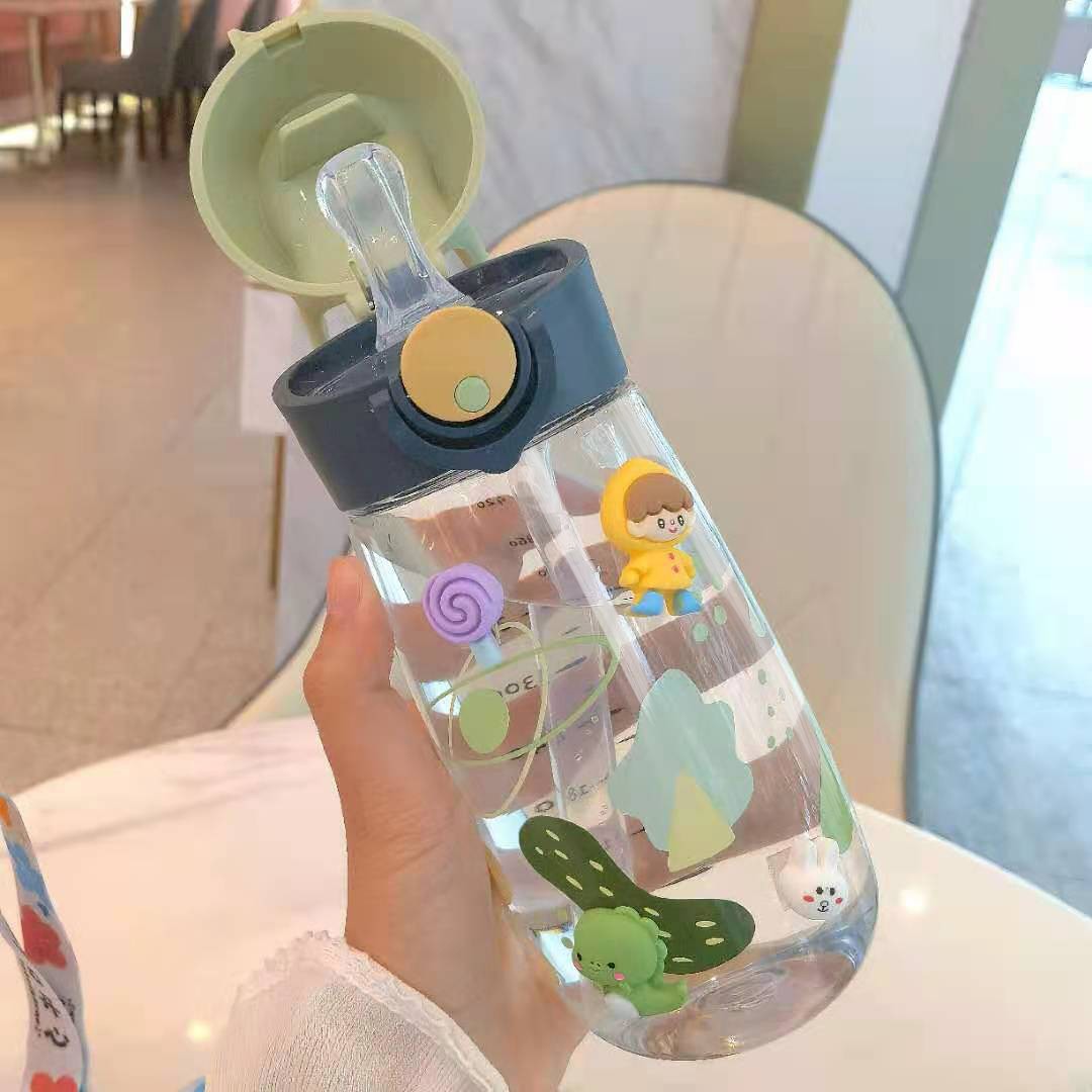 厂家直销新款儿童吸管塑料杯480ML婴儿孕妇可用 详情6